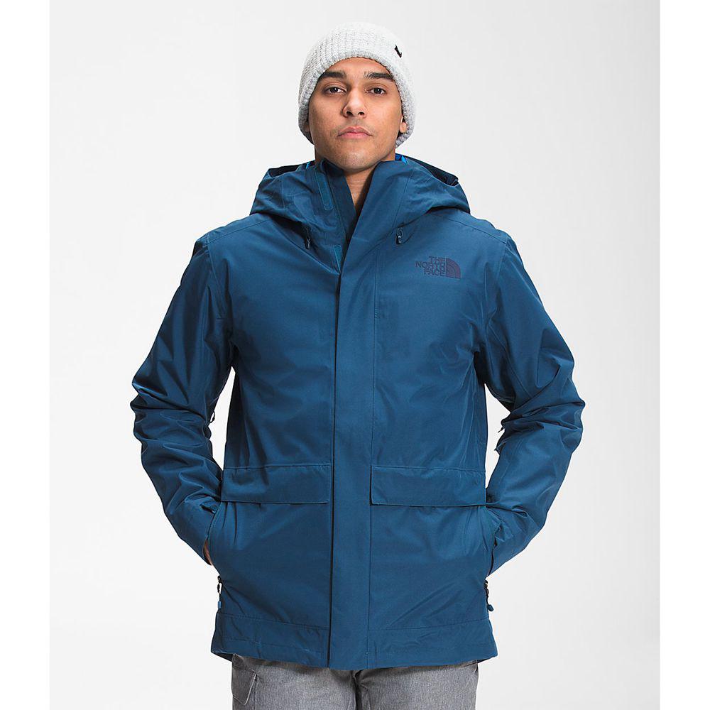 The North Face Clement Triclimate® Ανδρικα Μπουφάν 3 Σε 1 - Μπλε (MCKX05439)